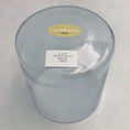 Load image into Gallery viewer, Base view of a clear crystal sound bowl with labels on a white background