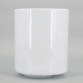Load image into Gallery viewer, White crystal sound bowl on a gray background