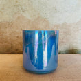 Load image into Gallery viewer, Blue Crystal Sound Bowl on a textured surface with a neutral background

