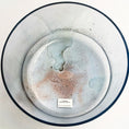 Load image into Gallery viewer, crystal sound bowl with unique markings on a white background
