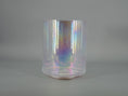 Load image into Gallery viewer, Iridescent crystal sound bowl on a gray background
