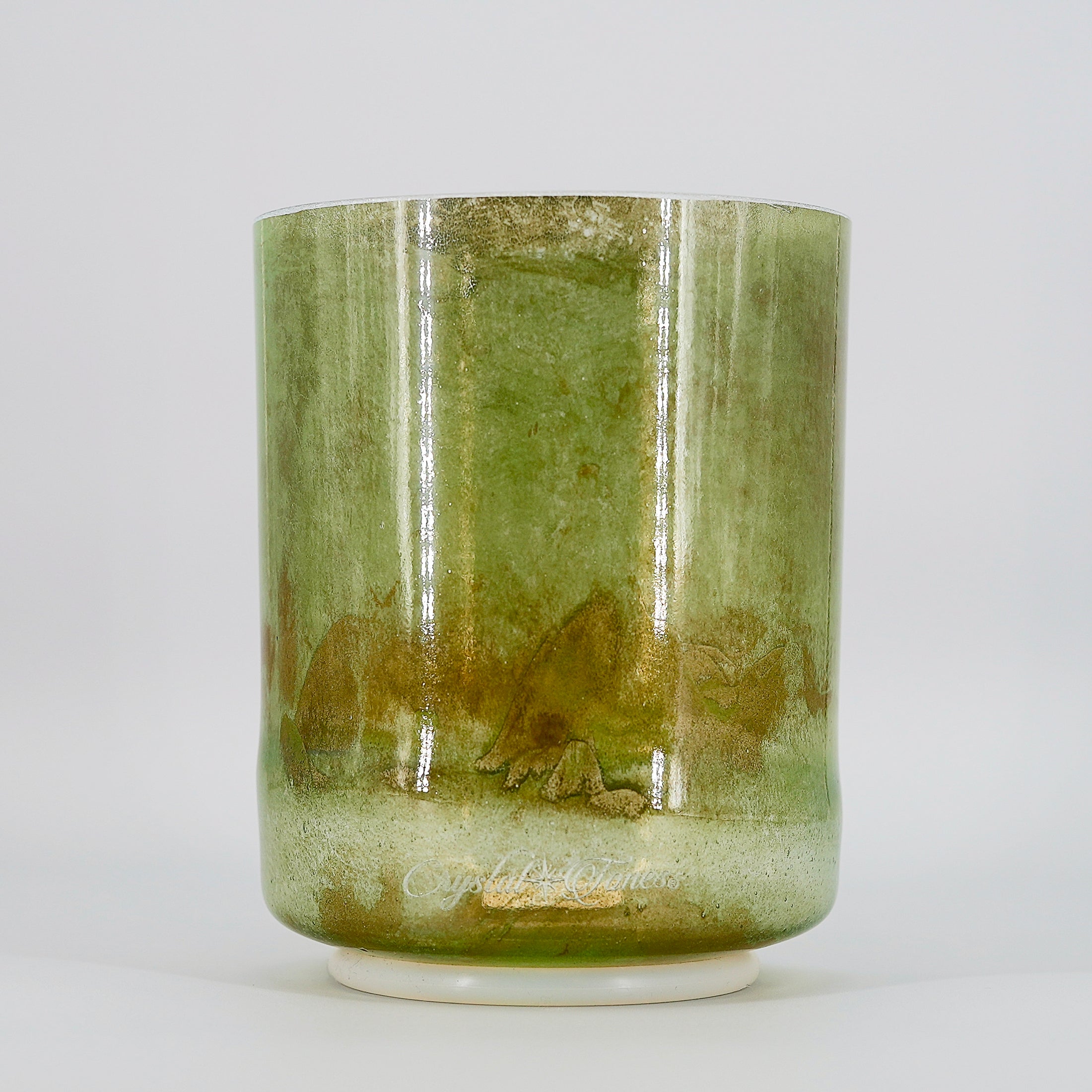 Enchanted Forest - four bowls, grounding and atmospheric. Chrysoprase, Serpentine, Andara and Gold