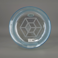 Load image into Gallery viewer, Tesseract Salt Aqua Aura Gold Alchemy™ by Crystal Tones® 9" C+45
