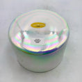 Load image into Gallery viewer, Iridescent crystal sound bowl with a label on a white background

