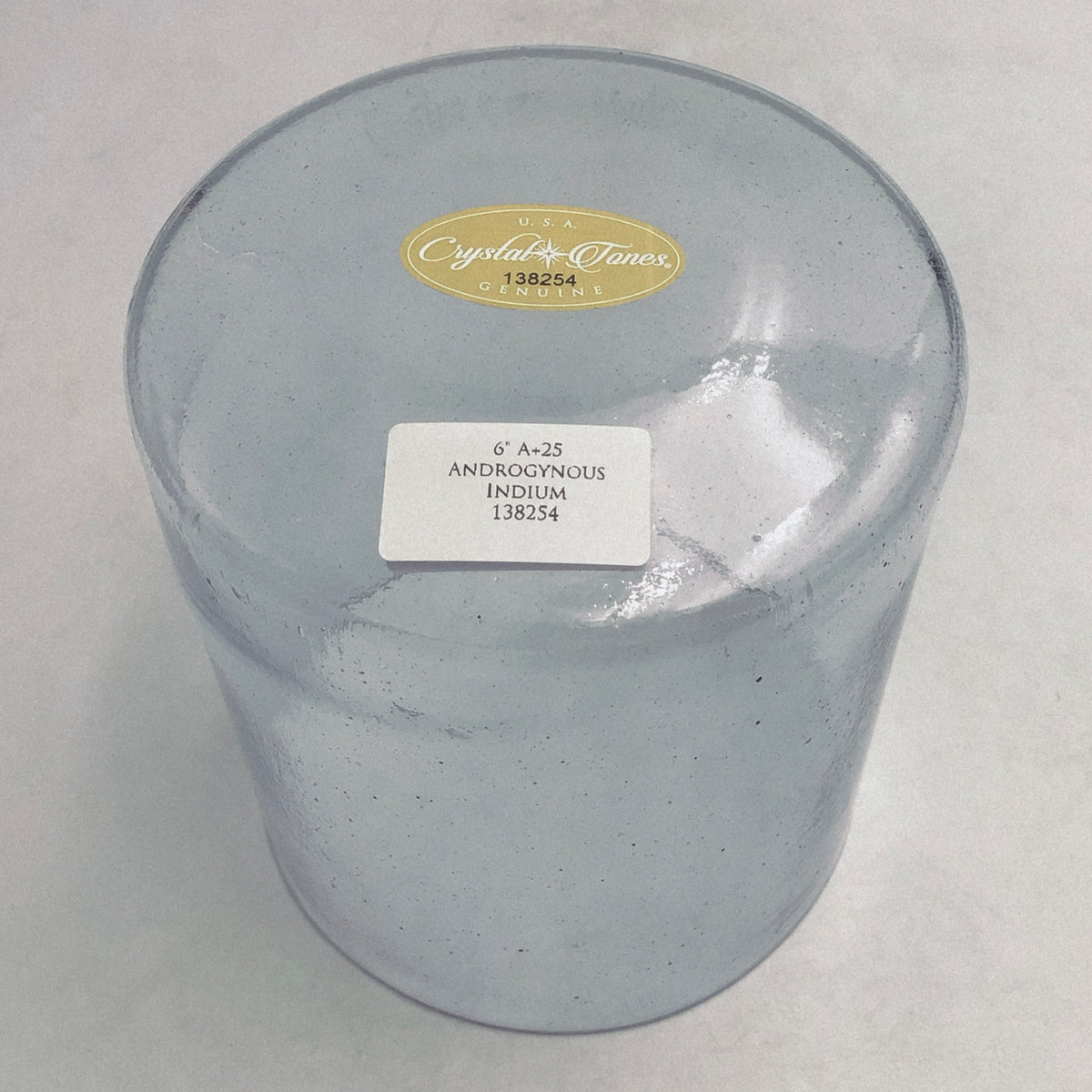 Bottom view of the Androgynous Indium 6-inch singing bowl